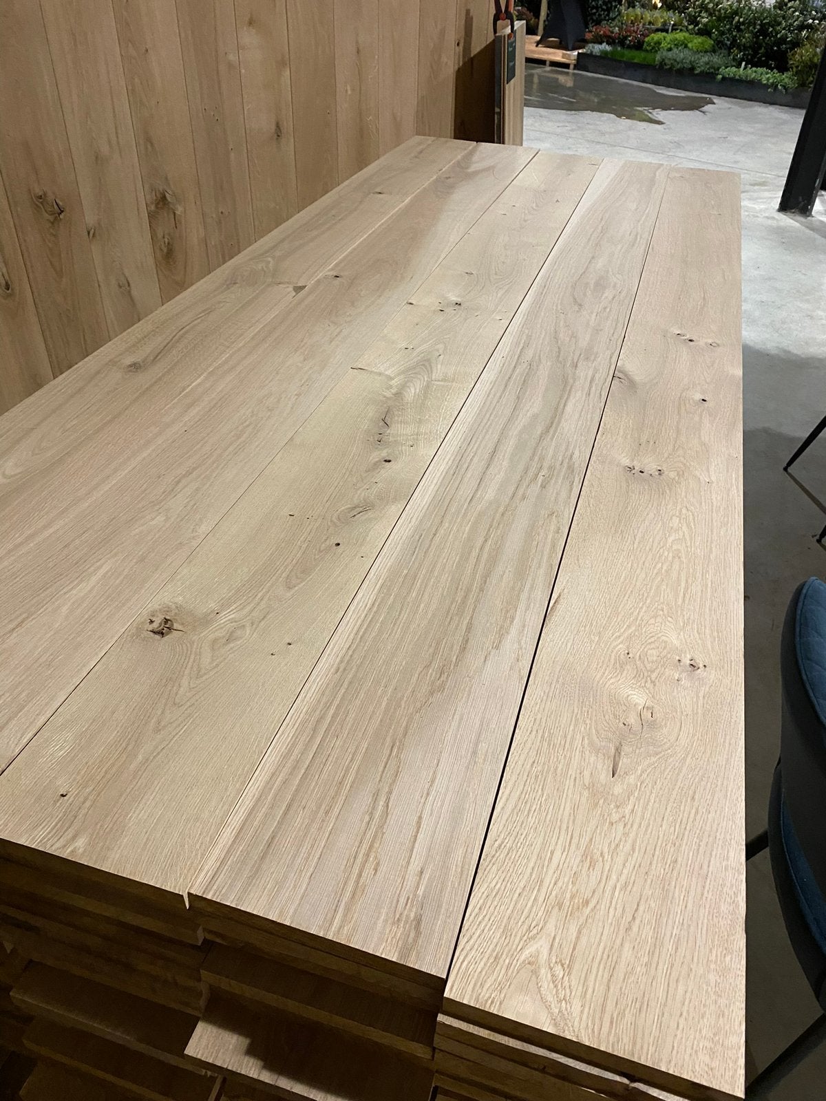 Eiken plank geschaafd te koop. 200 breed 20 mm dikte., Minder dan 25 mm, Eiken, Nieuw, Ophalen of Verzenden