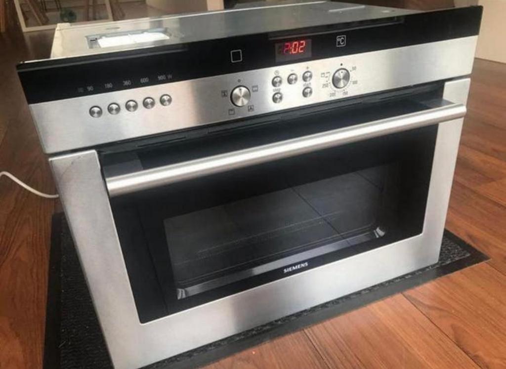 Te Koop Nette Siemens Combi Oven Magnetron Met Grill, Ophalen, Hete lucht, Inbouw, Combimagnetron