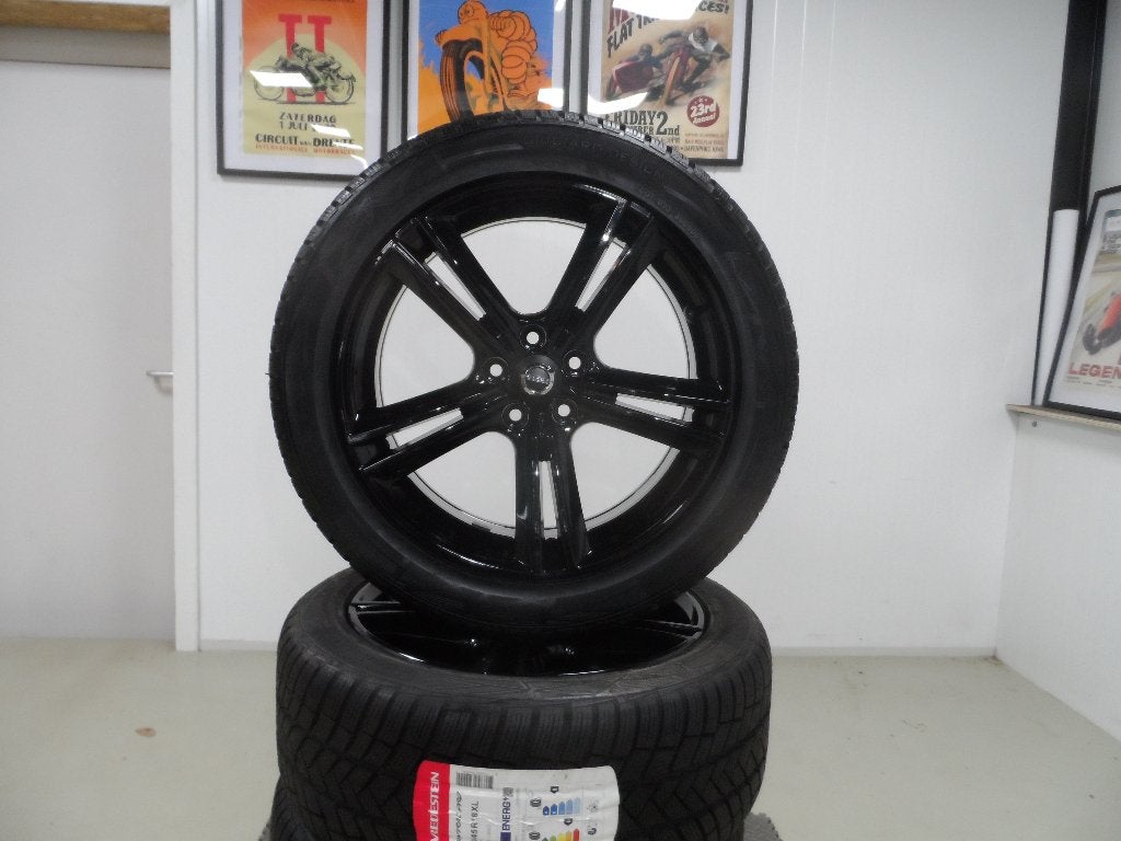 18 inch Volvo V90 / S90 origineel winter set black edition, 18 inch, Banden en Velgen, Volvo, Personenwagen