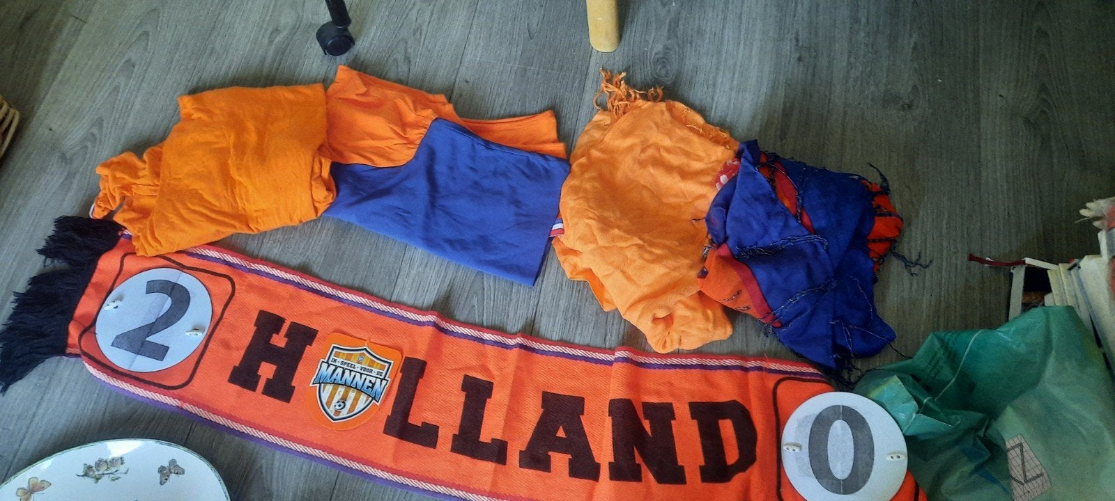 Oranje spullen wk voetbal, Ophalen of Verzenden