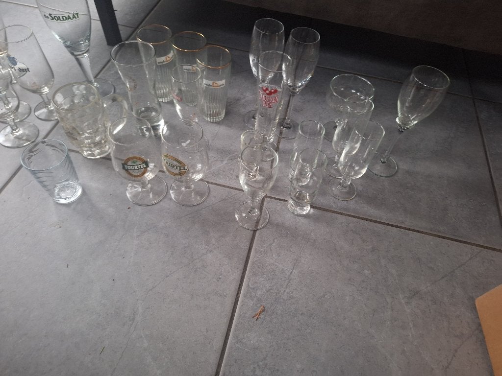 vele glazen, Huis en Inrichting, Keuken | Servies, Glas of Glazen, Ophalen of Verzenden, Overige stijlen, Glas