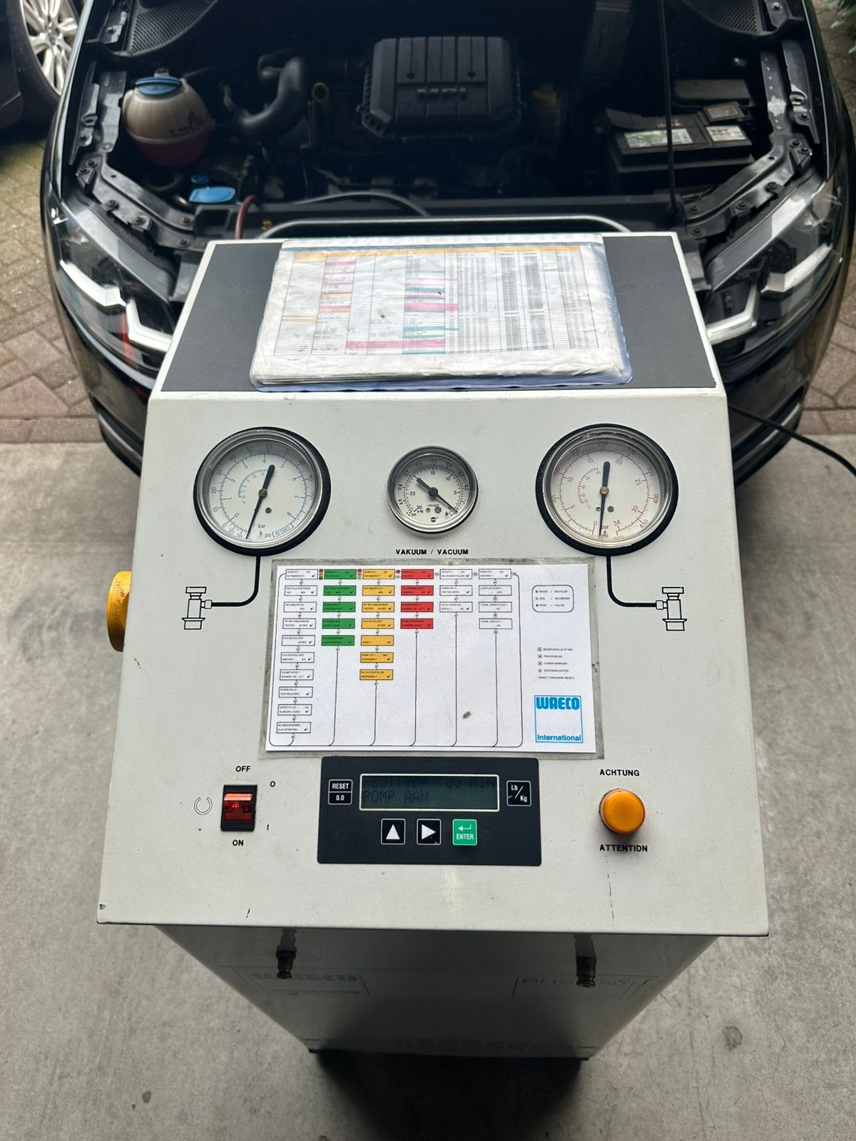 Waeco RHS780 airco vulstation/apparaat, Ophalen, Gebruikt