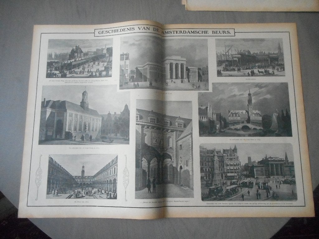 Amsterdam. De Beurs. 1909., Ophalen of Verzenden, Voor 1920, Nederland, Knipsel(s)