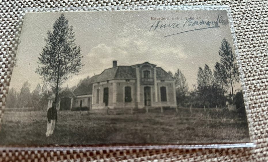 Ansichtkaart nijbroek boerderij nabij Nijbroek, Ophalen of Verzenden, Voor 1920, Gelderland