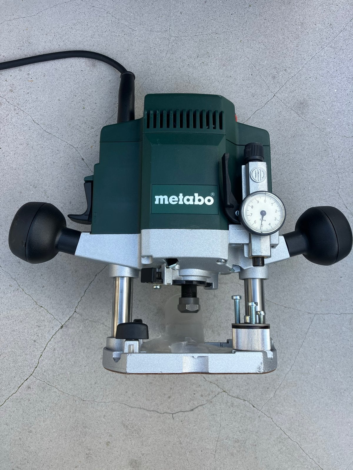 Metabo OF E 1229 Signal Bovenfrees - Zo goed als nieuw, Ophalen of Verzenden, Zo goed als nieuw, Elektrisch, Bovenfrees