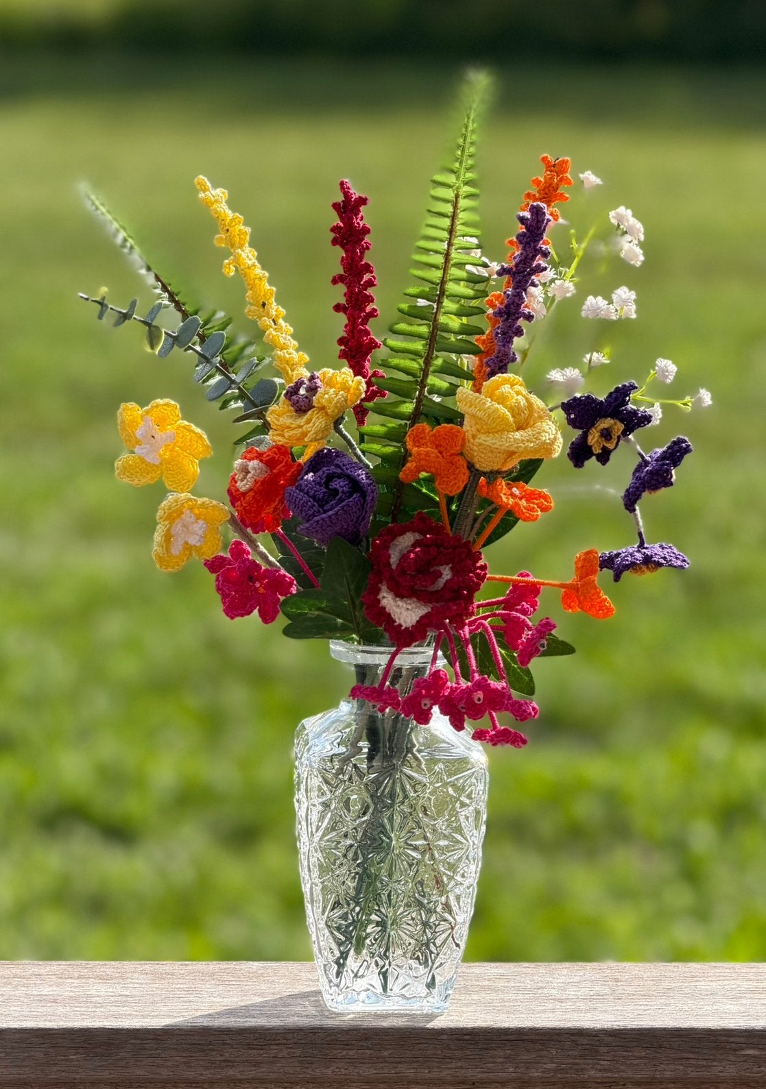 Fleurig plukboeket - handgemaakt, Huis en Inrichting, Verzenden, Nieuw
