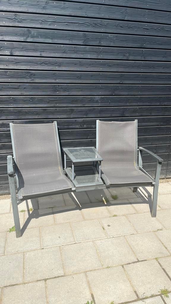 PR&Design bankje, Ophalen, Gebruikt, Aluminium