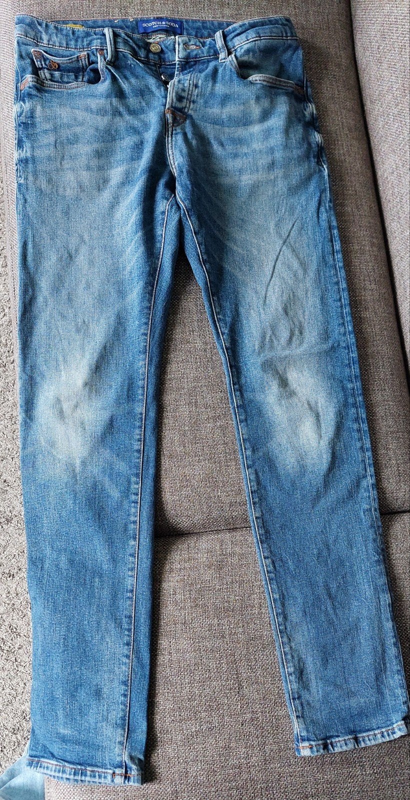Scotch & Soda Ralston spijkerbroek heren - maat 31/34, Blauw, W32 (confectie 46) of kleiner, Ophalen of Verzenden, Zo goed als nieuw