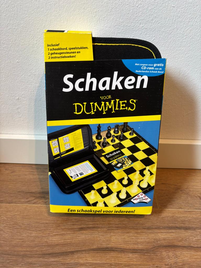 Schaken voor Dummies – Praktisch Nieuw ️, Een of twee spelers, Ophalen of Verzenden, Zo goed als nieuw, Reisspel