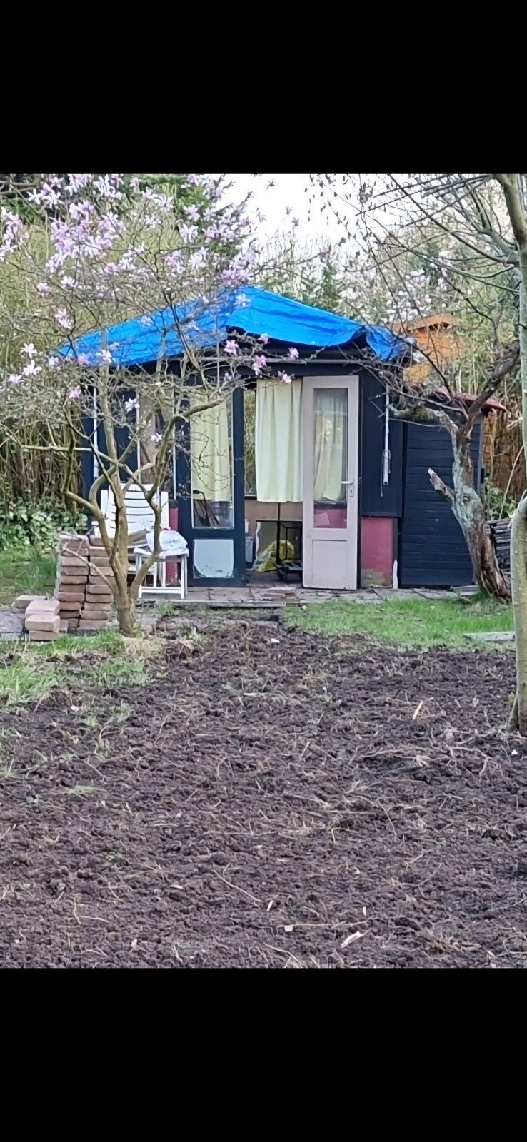 gratis tuinhuisje tuinhout, Tuin en Terras, Ophalen, Gebruikt, Minder dan 250 cm