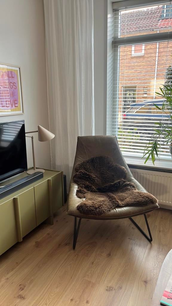 Prachtige fauteuil model Beal, Verzenden, Zo goed als nieuw, 50 tot 75 cm, Leer
