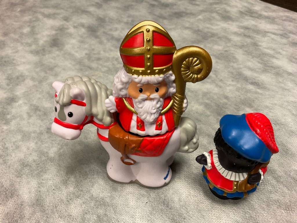 Fisher Price Sinterklaas met Paard en Zwarte Piet, Ophalen, Gebruikt, Speelset
