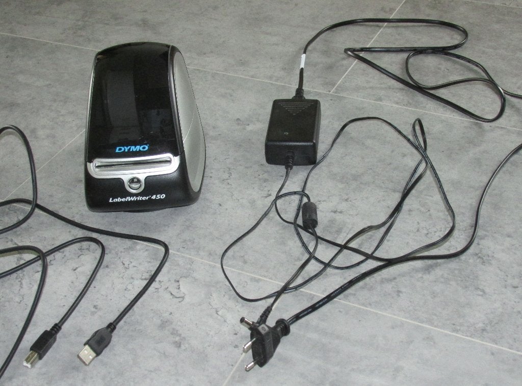 Dymo LabelWriter 450 (thermische etikettenprinter), Computers en Software, Verzenden, Zo goed als nieuw, Tape-label, Dymo 450