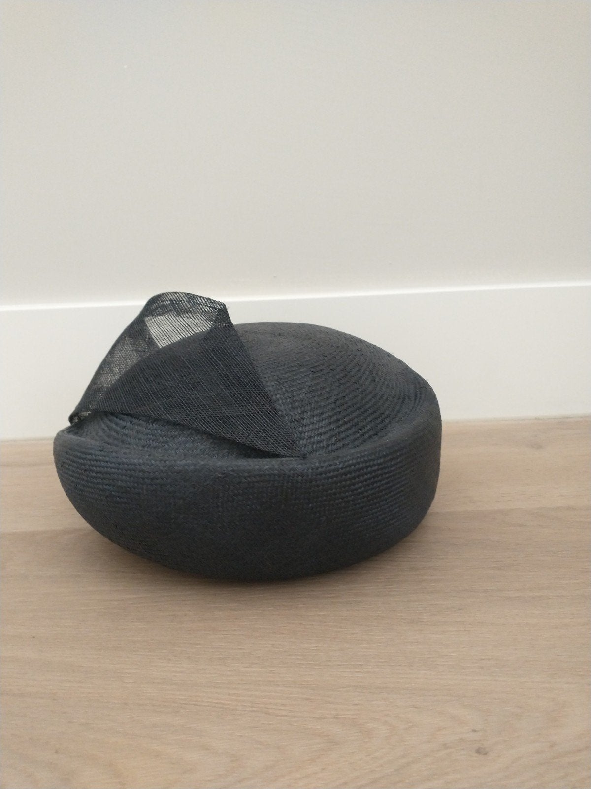Prachtige donkerblauwe hoed/dop, Ophalen of Verzenden, Zo goed als nieuw, One size fits all, Hoed