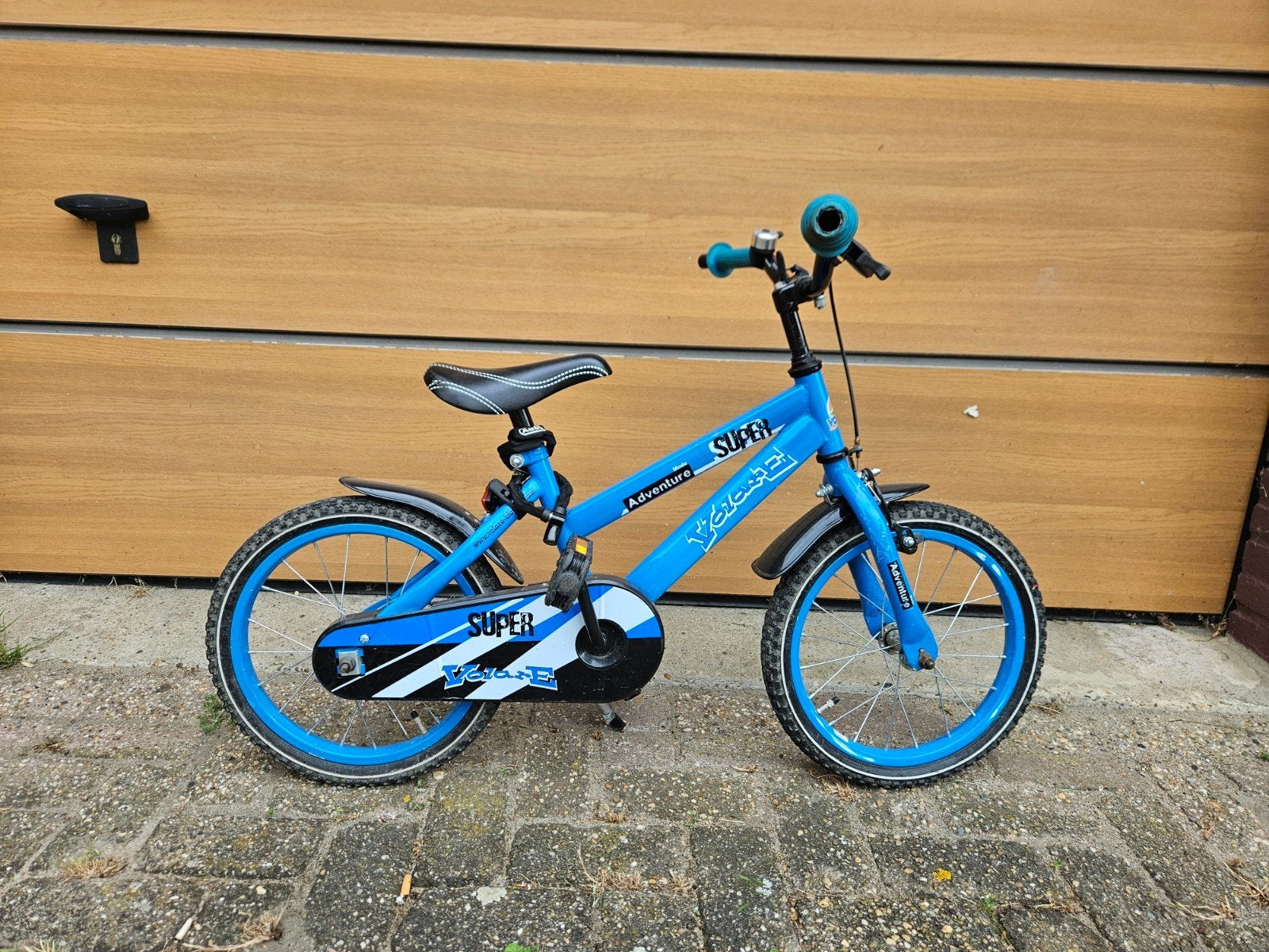 Super Adventure Kinderfiets 16 inch - Blauw, Fietsen en Brommers, Fietsen | Kinderfietsjes, Ophalen of Verzenden