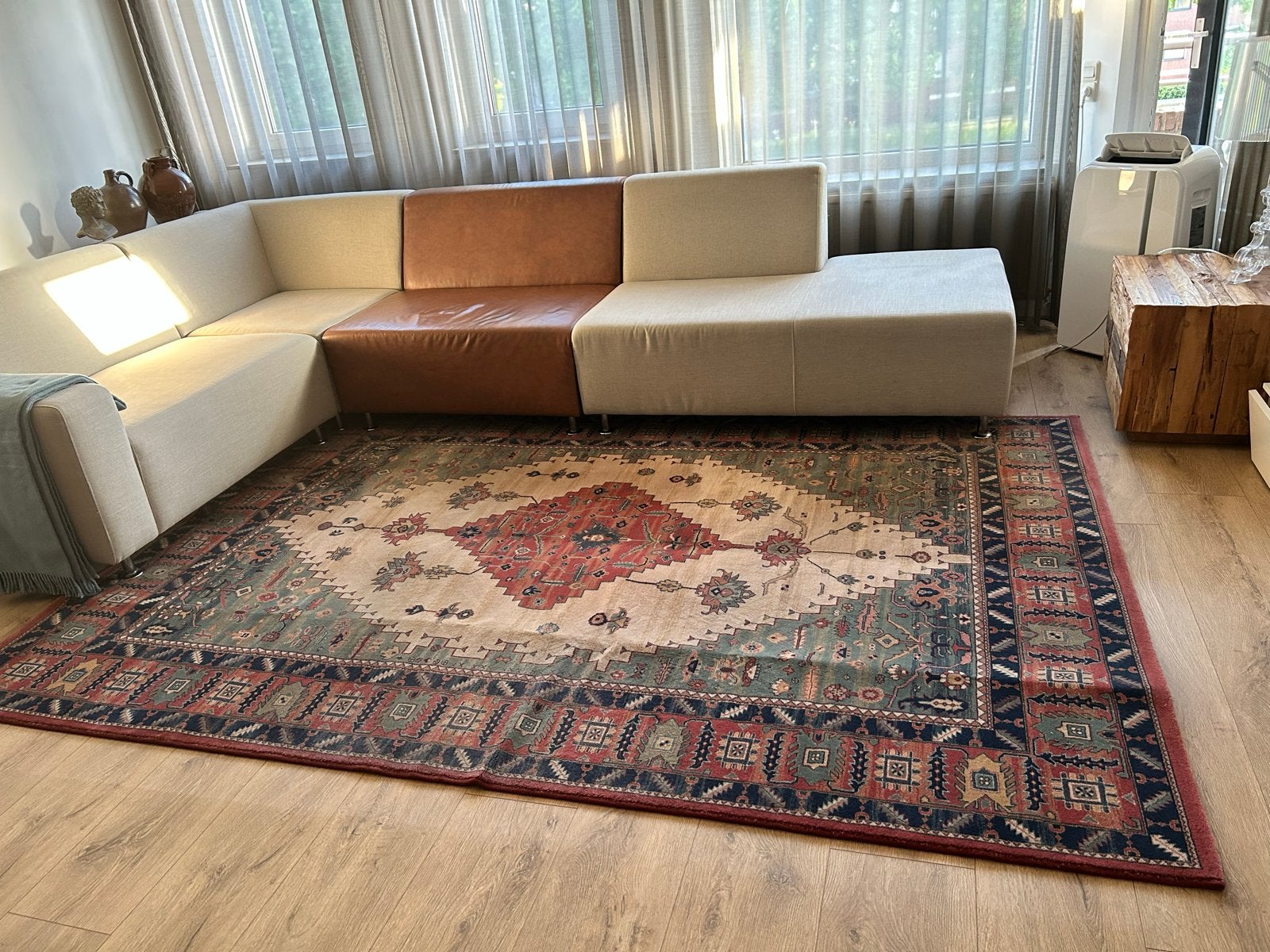 Perzisch vloerkleed 200x300 cm - Nieuwstaat, Ophalen, Zo goed als nieuw, 200 cm of meer, Rechthoekig