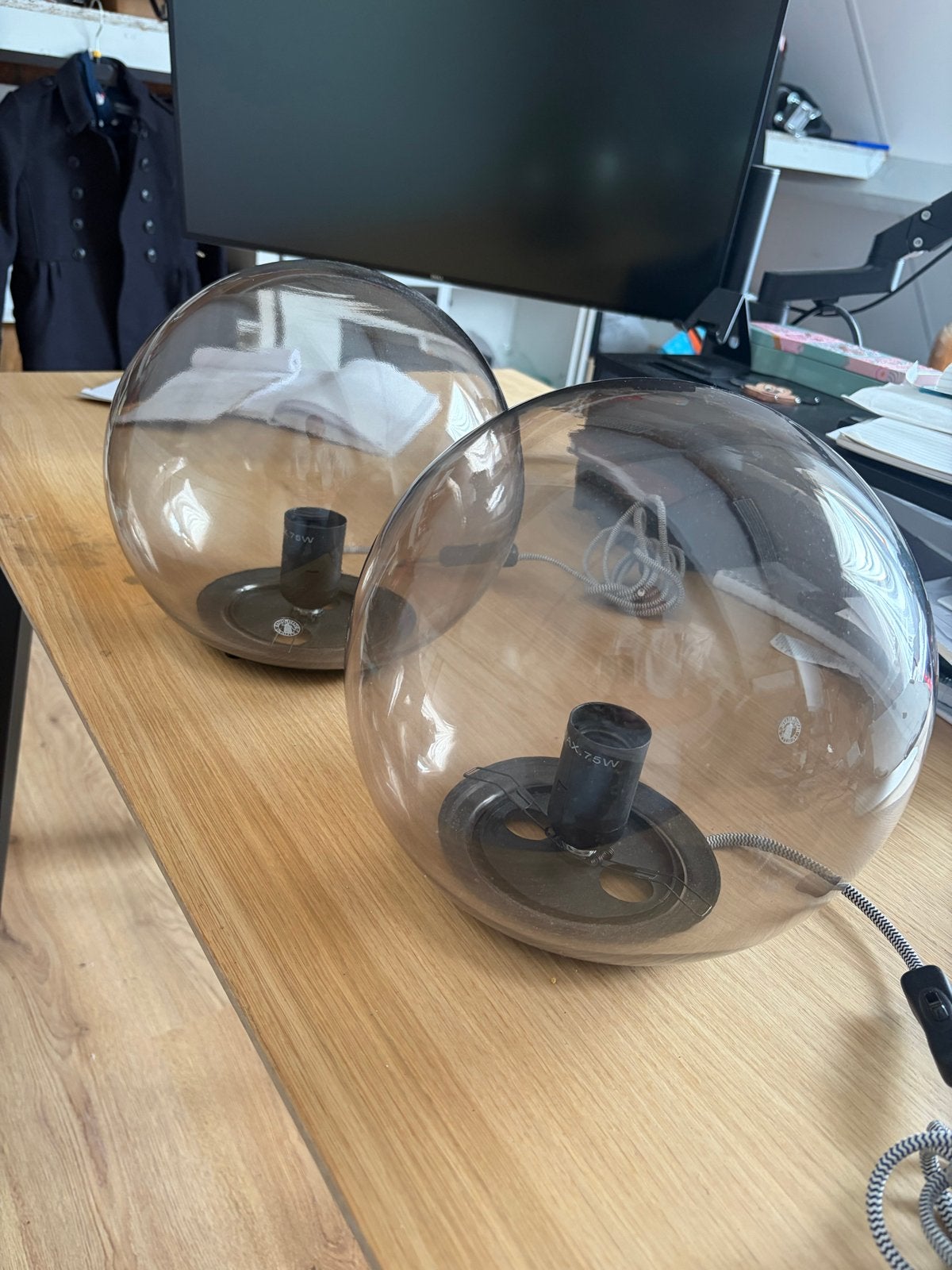 2x IKEA Fado Tafellamp - Sfeerverlichting, Ophalen, Met schakelaar, E27 (groot), Modern