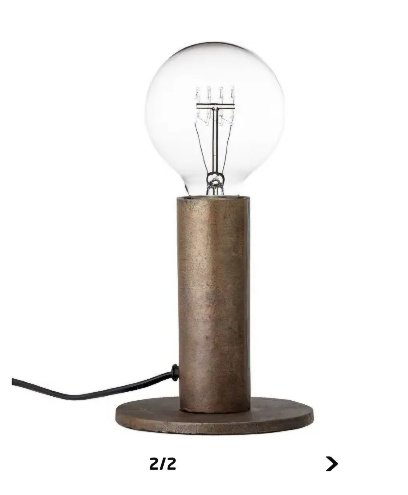 2 Bloomingville Tafellampen Messing Metaal, Ophalen, Overige merken, Goud, Nachtlamp