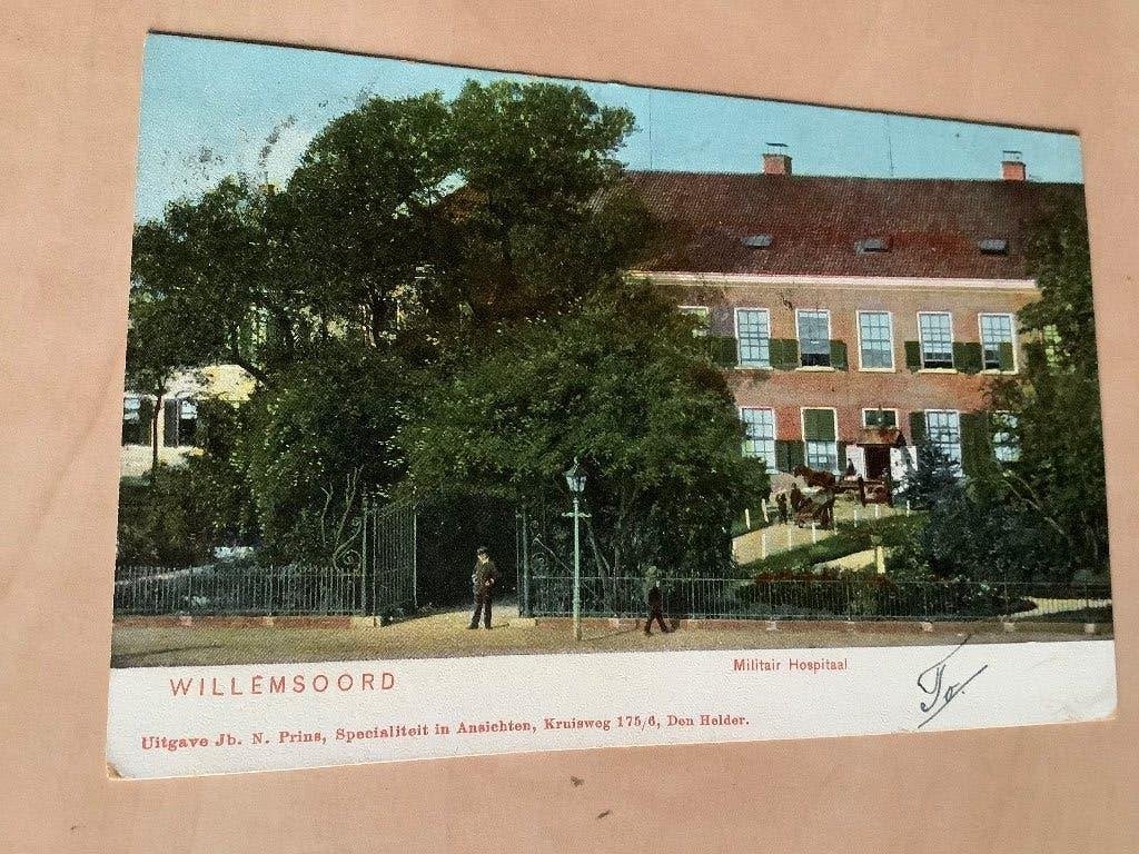 Willemsoord 1906 Militair Hospitaal., Ophalen of Verzenden, Voor 1920, Gelopen, Zuid-Holland