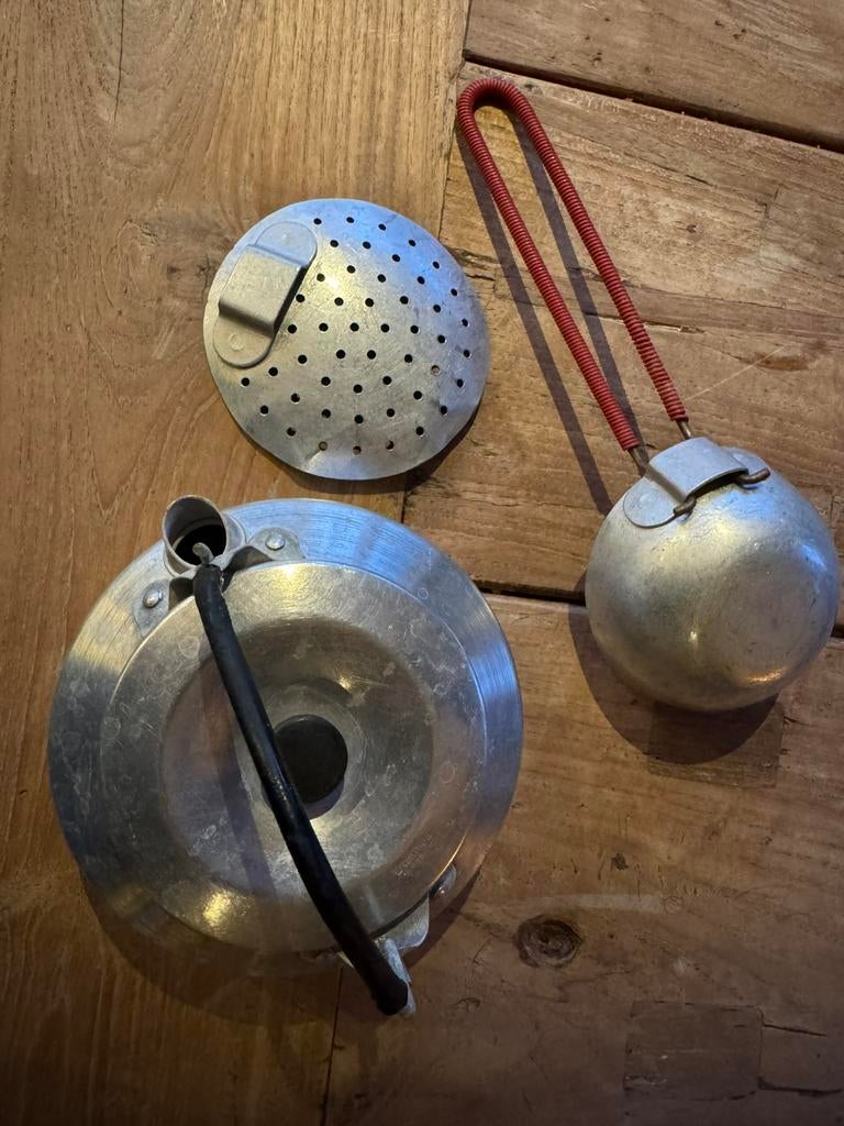 Klein camping keukengerei, Ophalen of Verzenden, Gebruikt