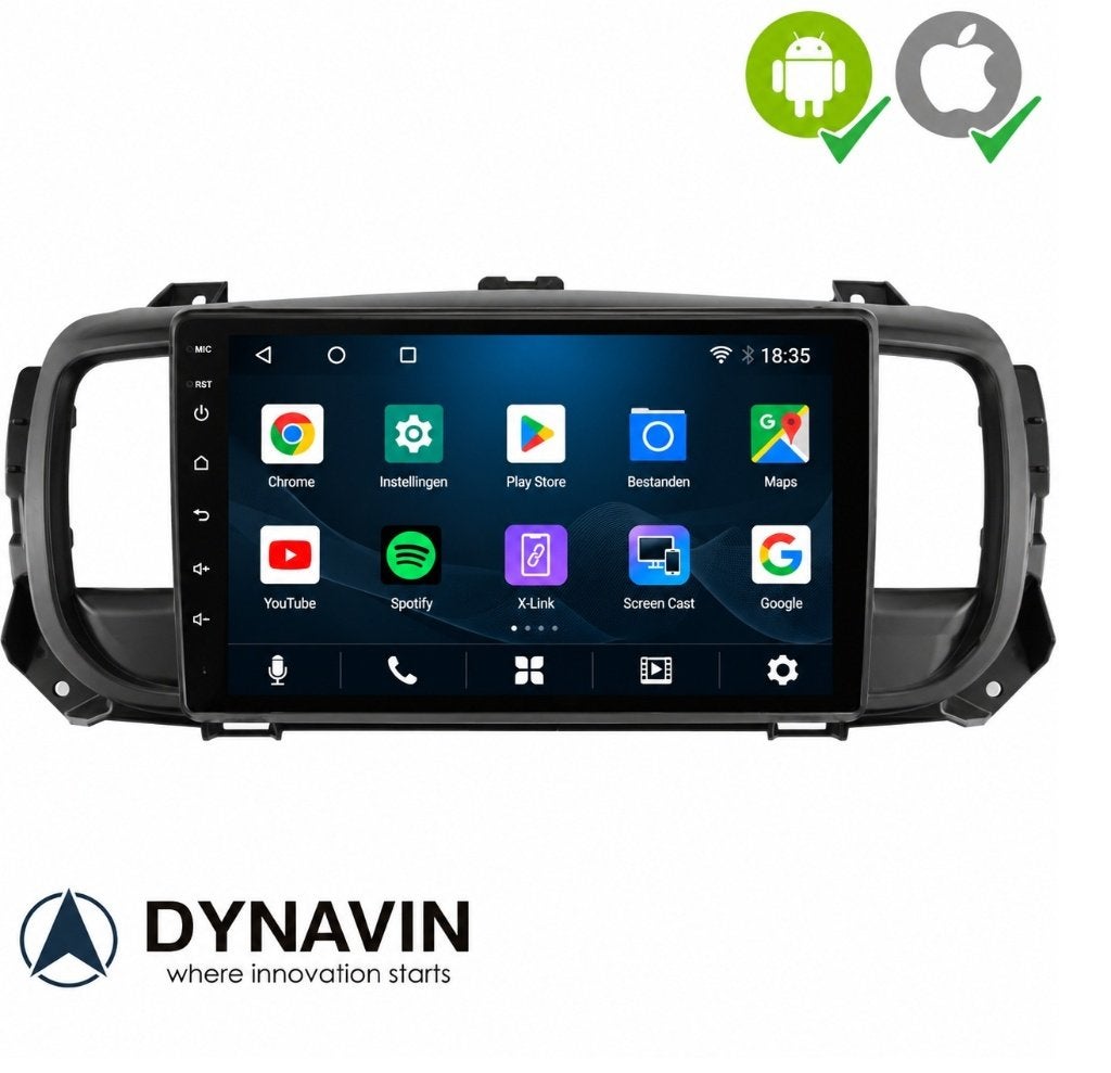 peugeot expert autoradio navigatie android 16 qualcomm usb, Ophalen of Verzenden, Dynavin, Verkoop@inbouwnavigatie.com, Oberonweg 262 3208pg