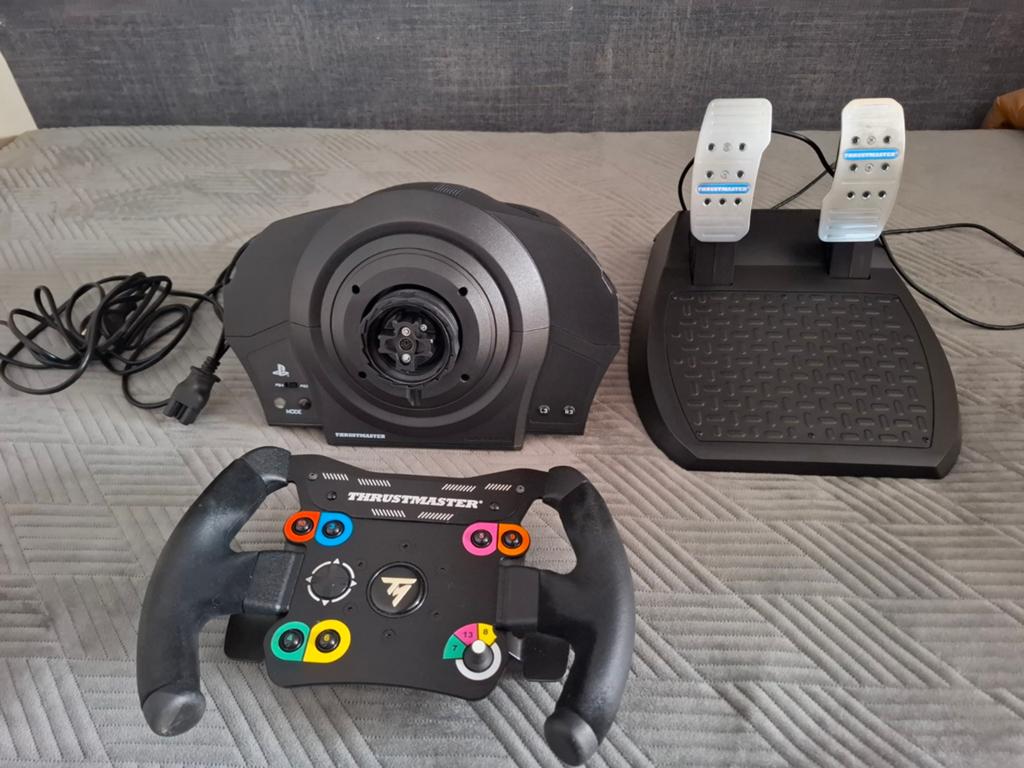 Thrustmaster T300RS Edition open wheel racestuur en pedalen, Racestuur, Gebruikt, Force feedback, Thrustmaster