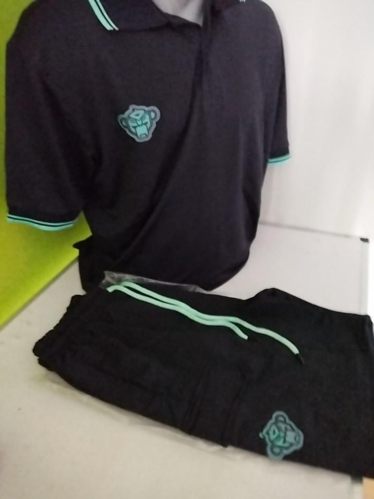 Zomersetje Zwart/Mintgroen, Kleding | Heren, Sportkleding, Ophalen of Verzenden, Nieuw, Black Bananas
