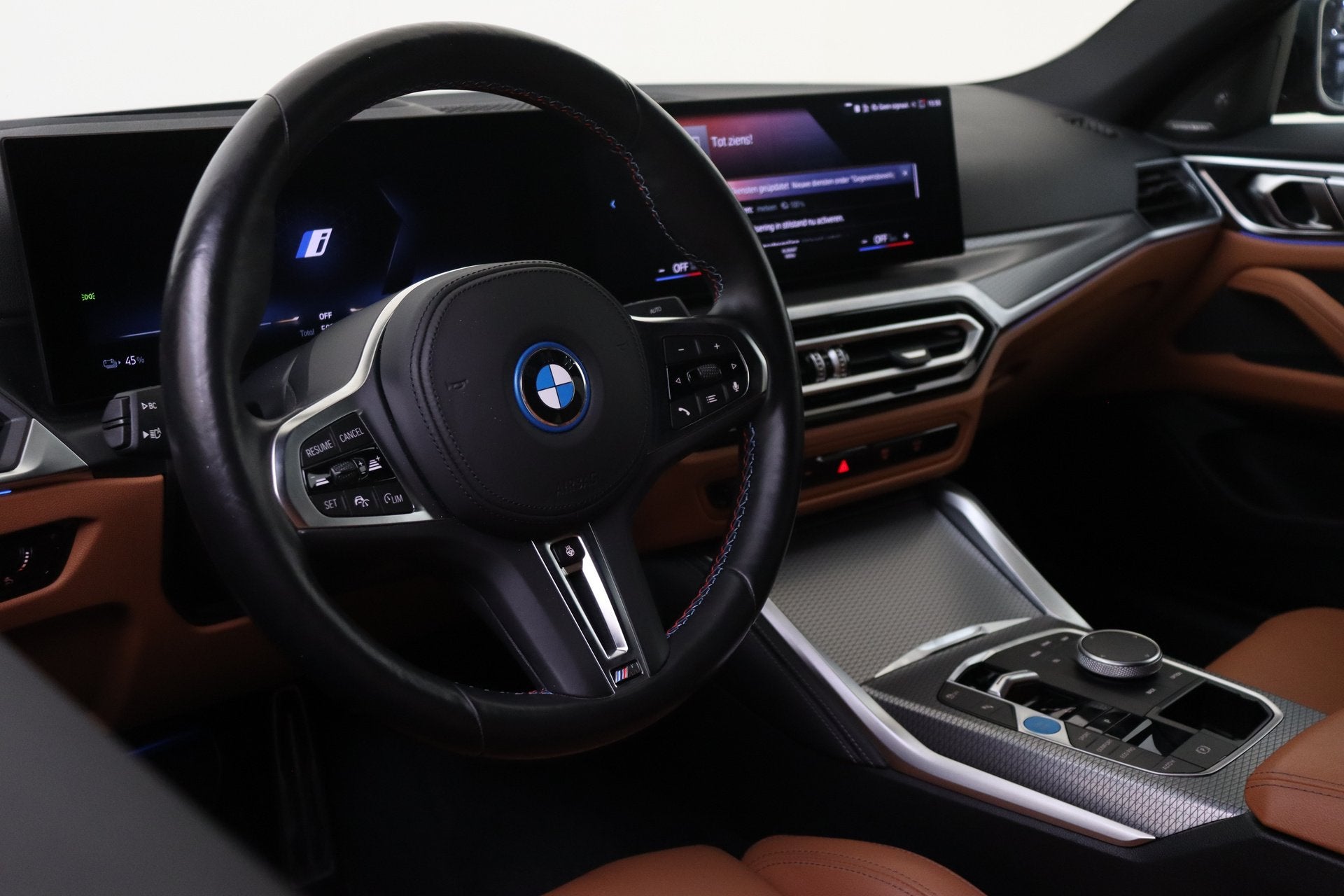 BMW i4 M50 High Executive M Sport / M Sportstoelen / Harman, Auto's, Gebruikt, Overige kleuren, 2190 kg, 1600 kg