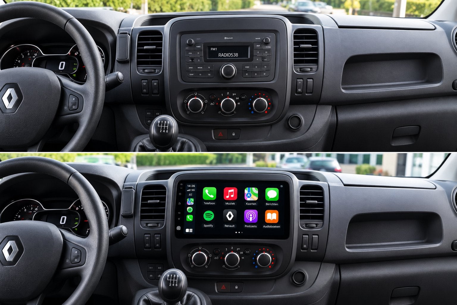 Renault Trafic CarPlay & Android Auto Inbouw, Ophalen, Nieuw