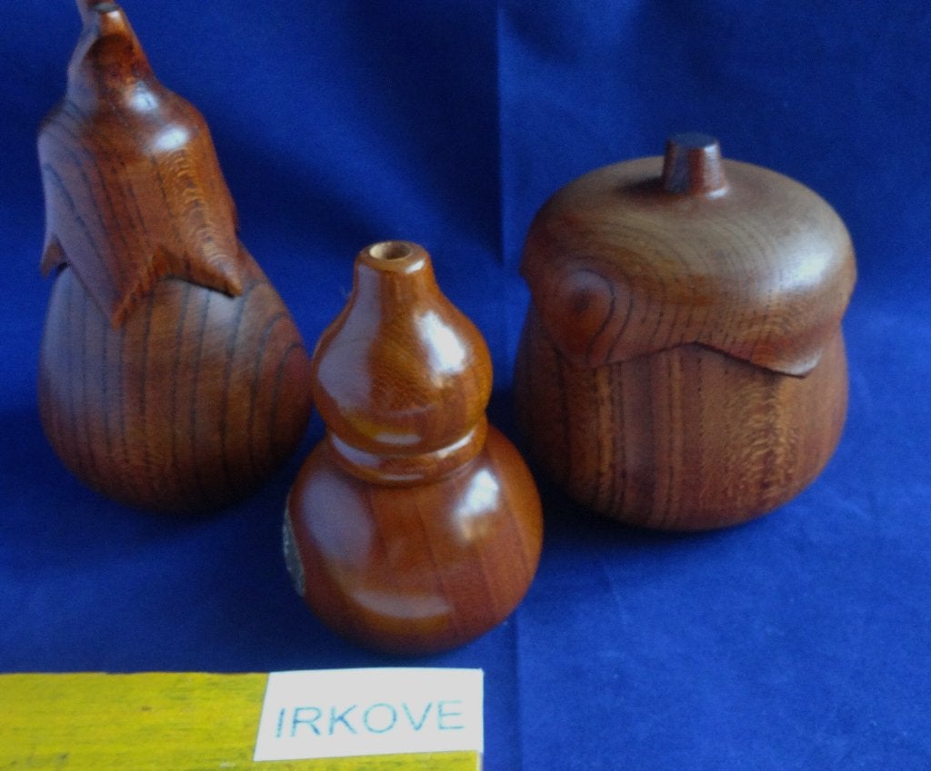 TREEN * HOUTEN VOORWERPEN * Kunst ! *, Houtsnijwerk, Minder dan 20 cm, Verzenden, Handgemaakt