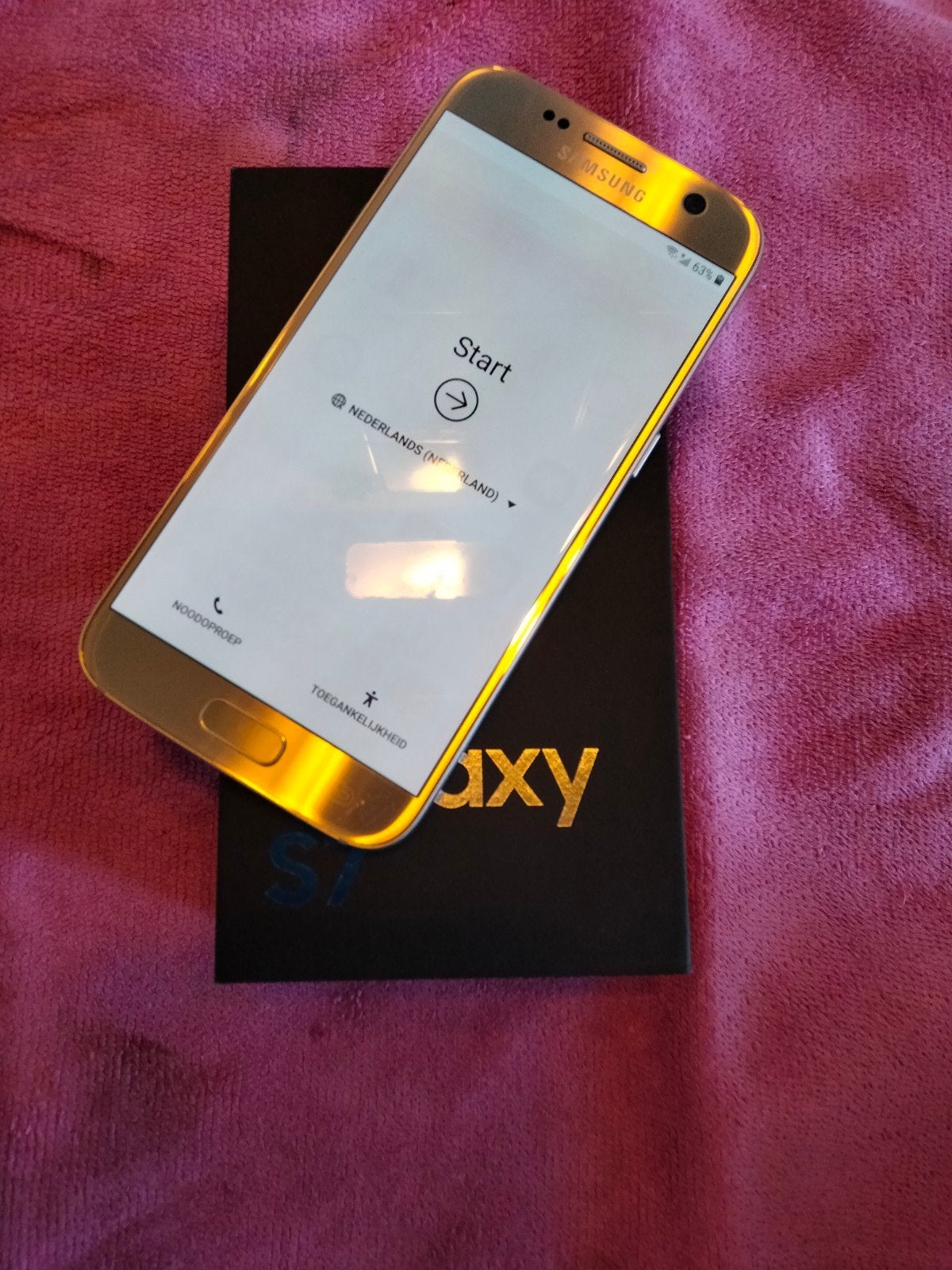 Samsung Galaxy S7 Gold-Platinum Nieuwstaat *, Ophalen of Verzenden, Zo goed als nieuw, 6 megapixel of meer