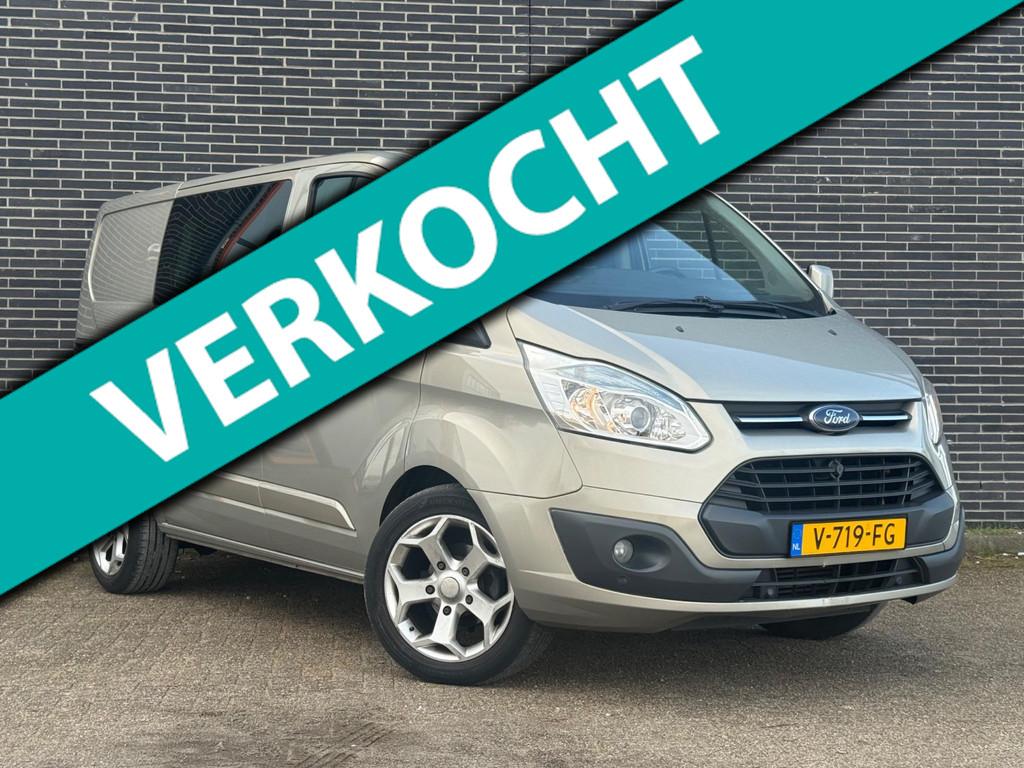 Ford Transit Custom 270 2.2 TDCI Limited DC Leder, Airco!, Voorwielaandrijving, Euro 5, Gebruikt, 14 km/l