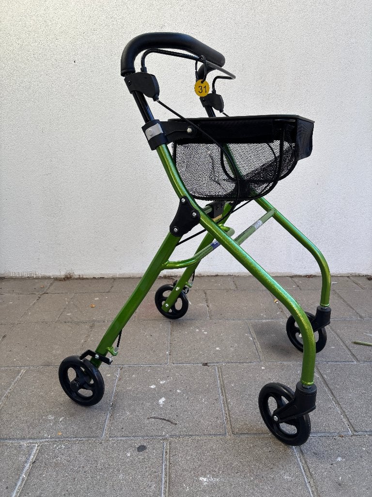 Nr 31... Groene binnen rollator plaza indoor, Ophalen, ., Plaza indoor, Zo goed als nieuw