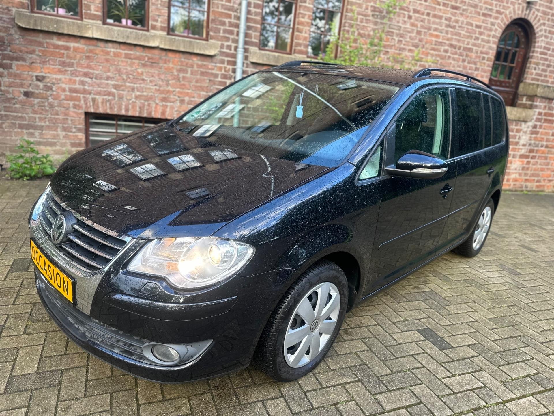 Volkswagen Touran 1.4 TSI Comfortline Zeer Nette Auto, Auto's, Volkswagen, Voorwielaandrijving, Gebruikt, 4 cilinders, Zwart