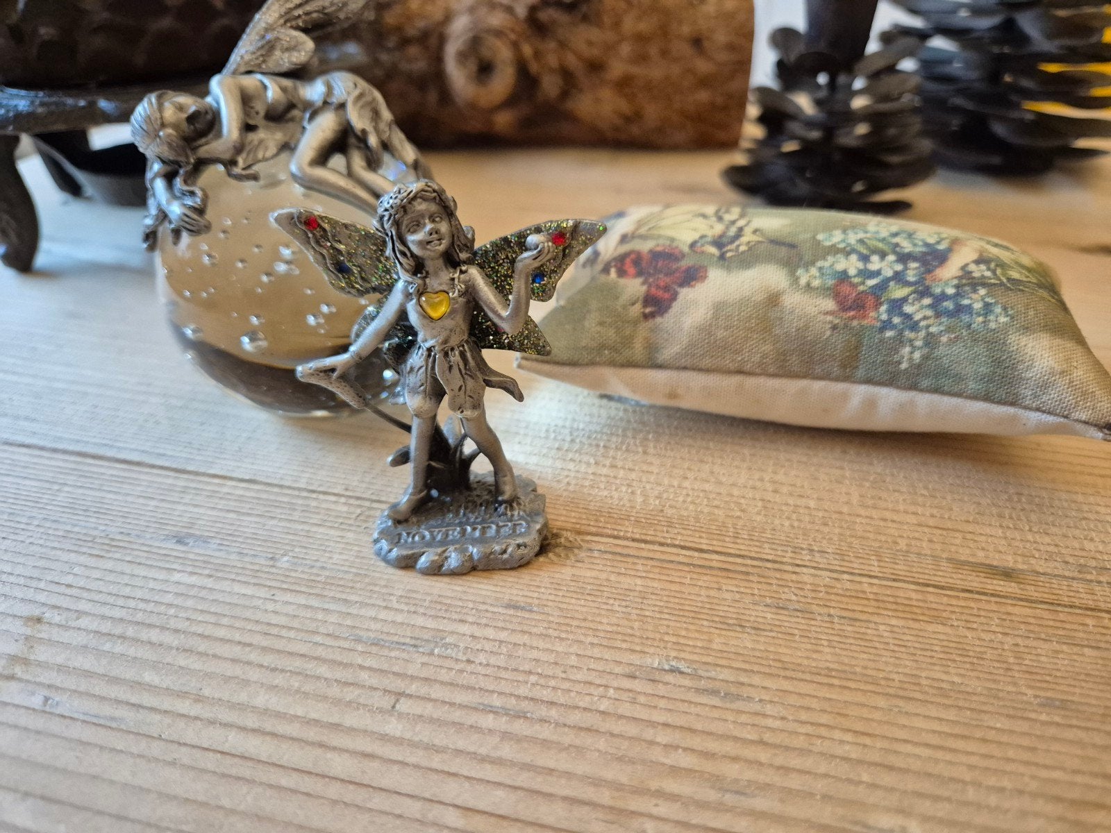 Set van 3: elfjes beeldjes en geurzakje, Ophalen of Verzenden, Gebruikt