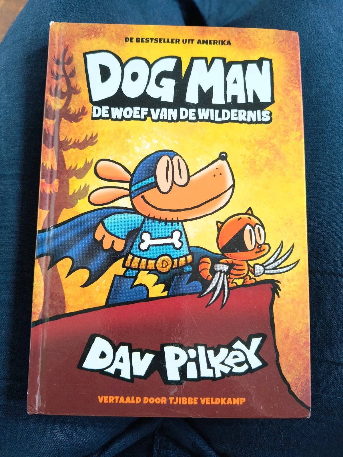 Dog man, de woef van de wildernis, Ophalen, Zo goed als nieuw, Cartoons