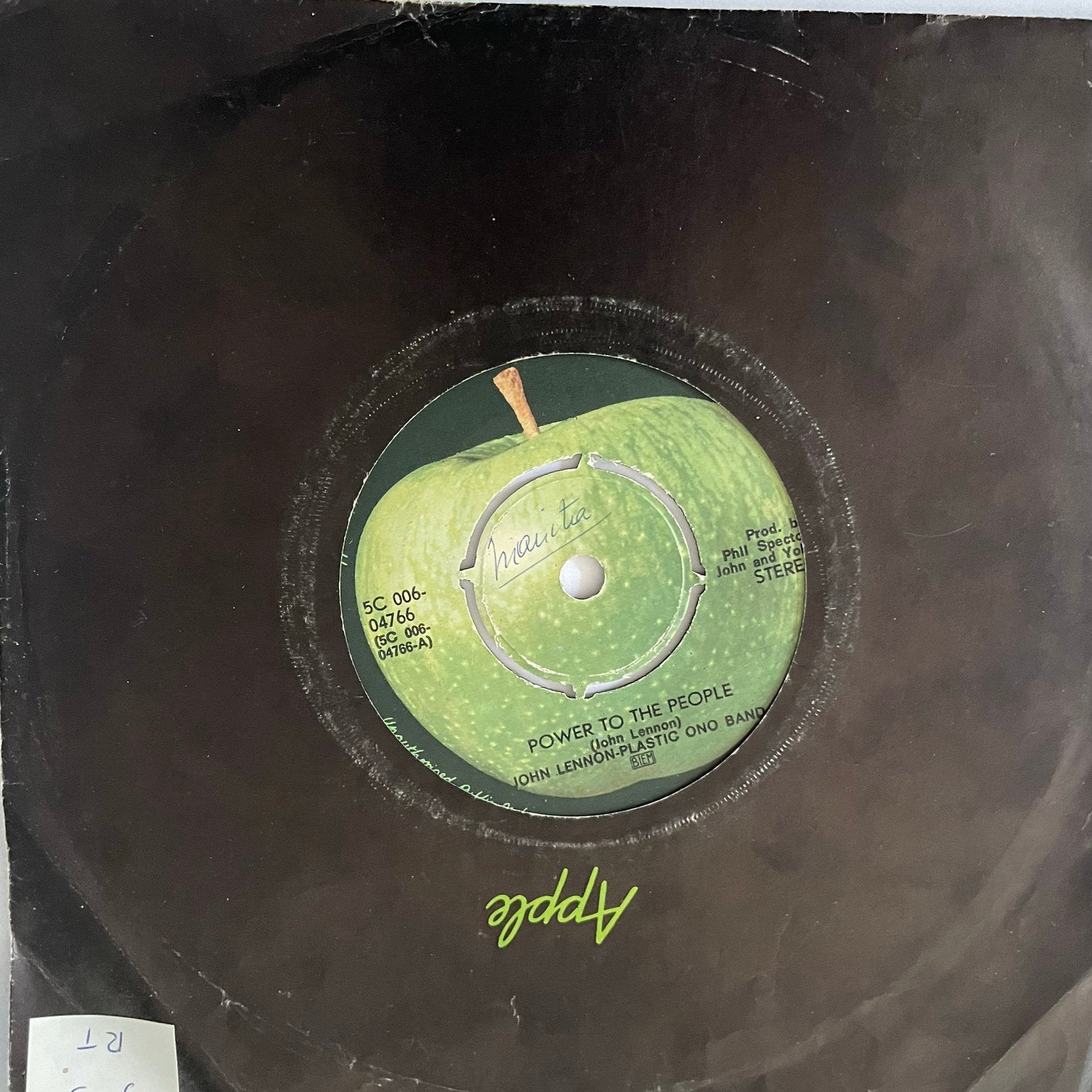 John Lennon Plastic Ono Band  - Power to the people, Ophalen of Verzenden, Zo goed als nieuw, Pop