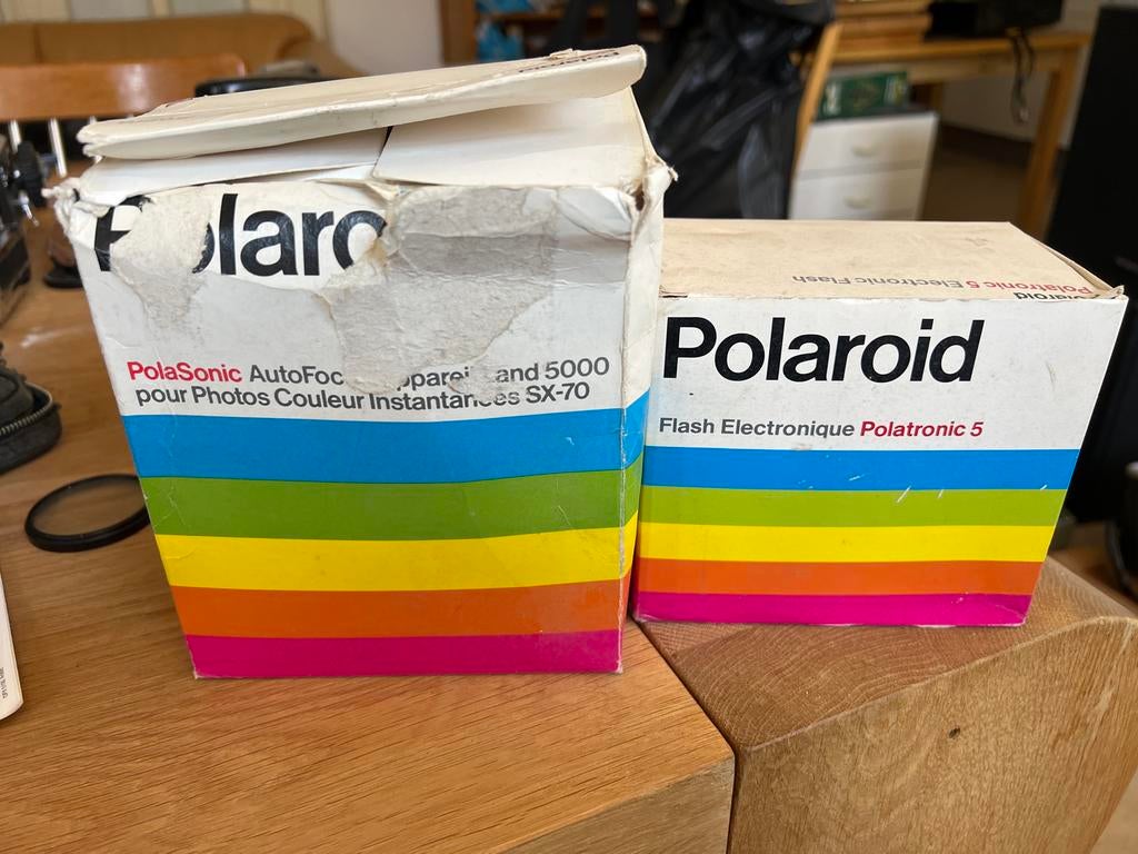 Polaroid PolaSonic AutoFocus 5000 met flitser, Ophalen of Verzenden, Gebruikt, Polaroid