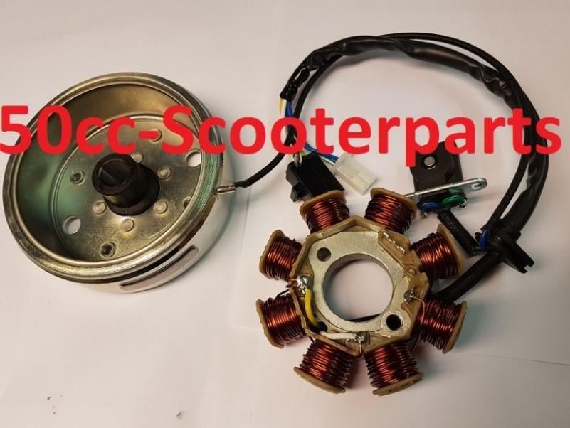 Ontsteking + Vliegwiel Agm Vx50 Btc Riva 45km E4 31100-SQ5A-, Ophalen of Verzenden
