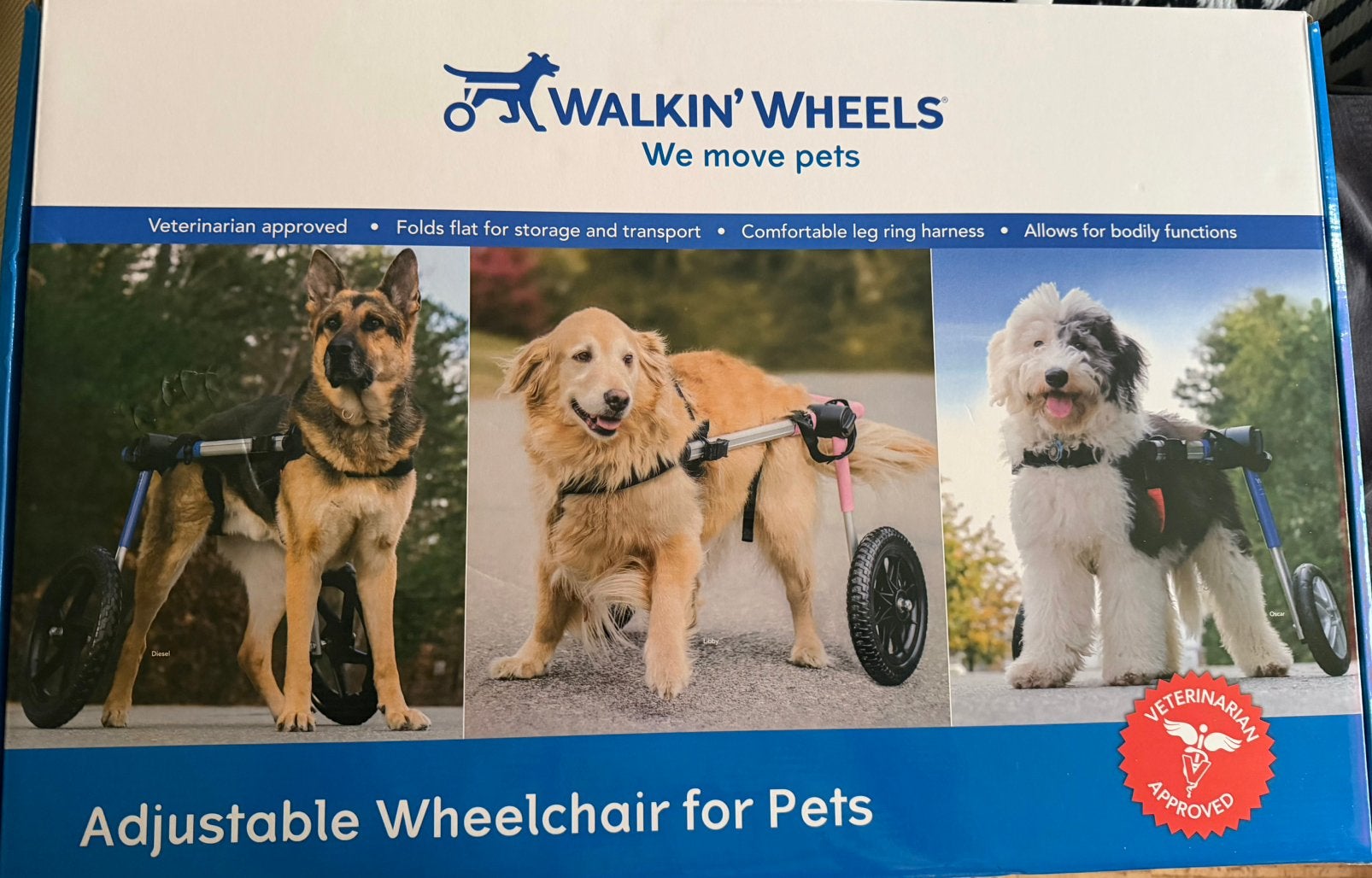 HONDEN ROLSTOEL maat M ortopet nieuw, Eén persoon, Cadeaubon