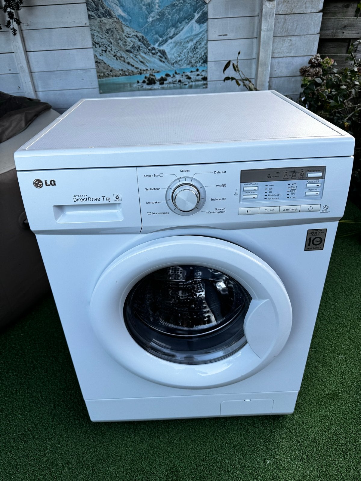LG DirectDrive 7kg Wasmachine, Ophalen, Gebruikt, Voorlader, Wolwasprogramma