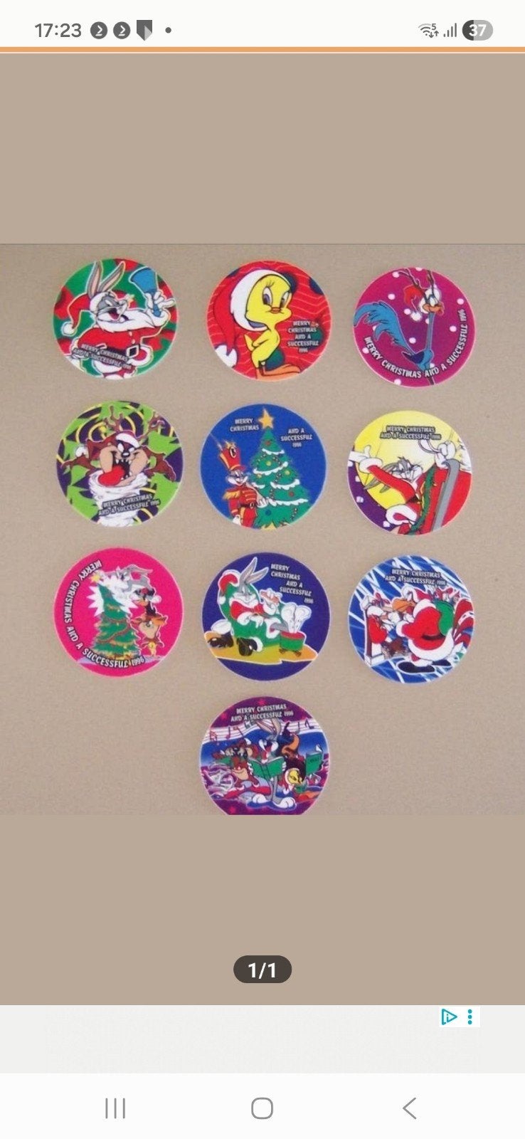 Gezocht zie foto de 10 stuks kerst flippo's, Ophalen of Verzenden, Losse flippo's