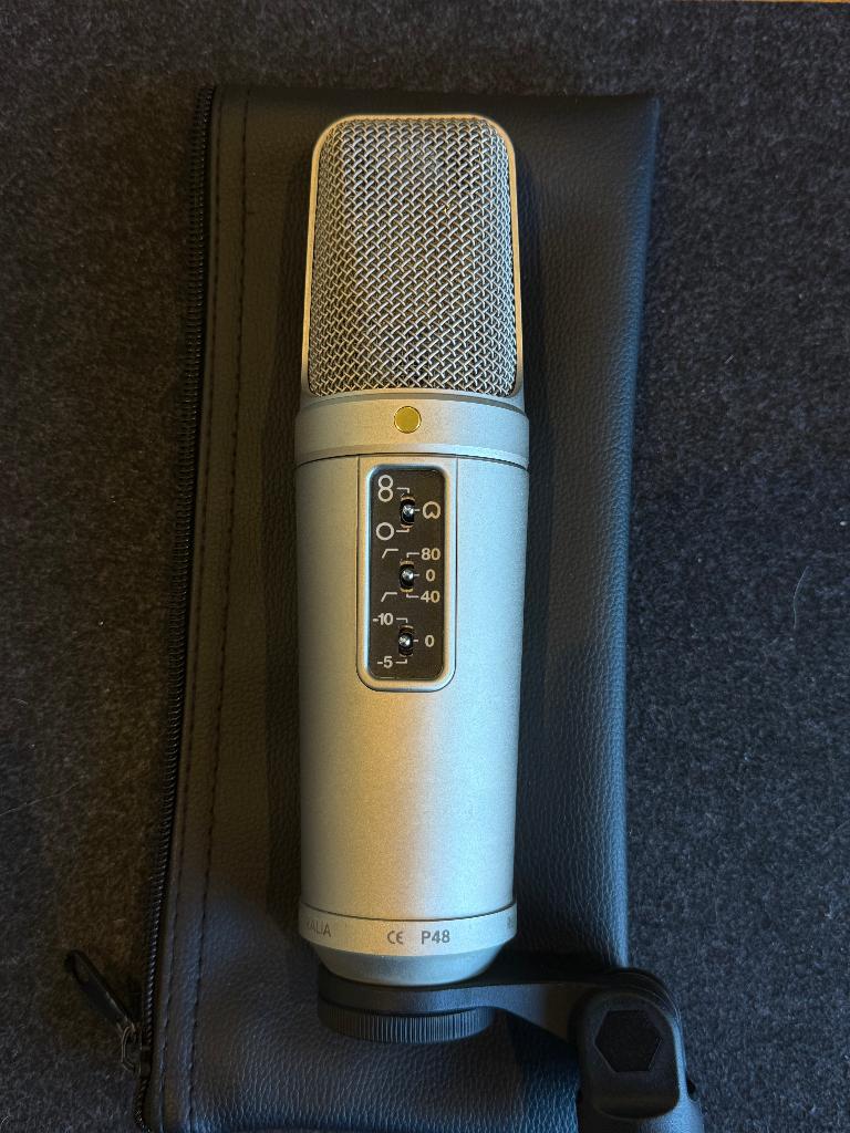 Rode NT2-A condensator microfoon, Muziek en Instrumenten, Microfoons, Ophalen of Verzenden, Zo goed als nieuw, Studiomicrofoon