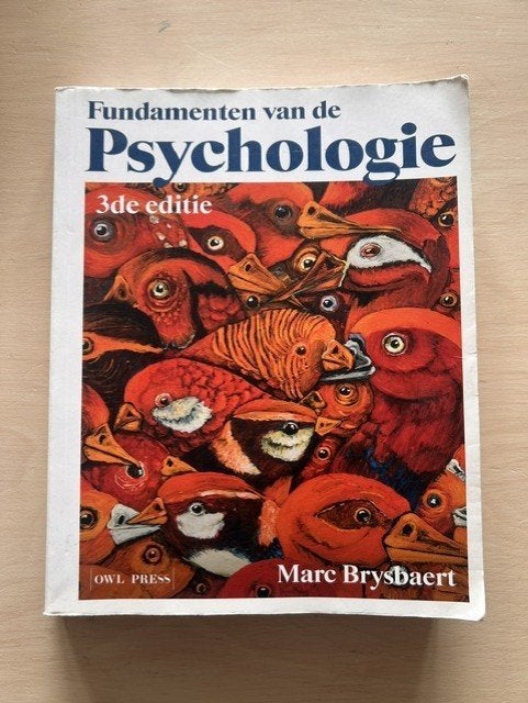 Fundamenten van de Psychologie, Gelezen, OWL PRESS, Ophalen of Verzenden, Overige onderwerpen