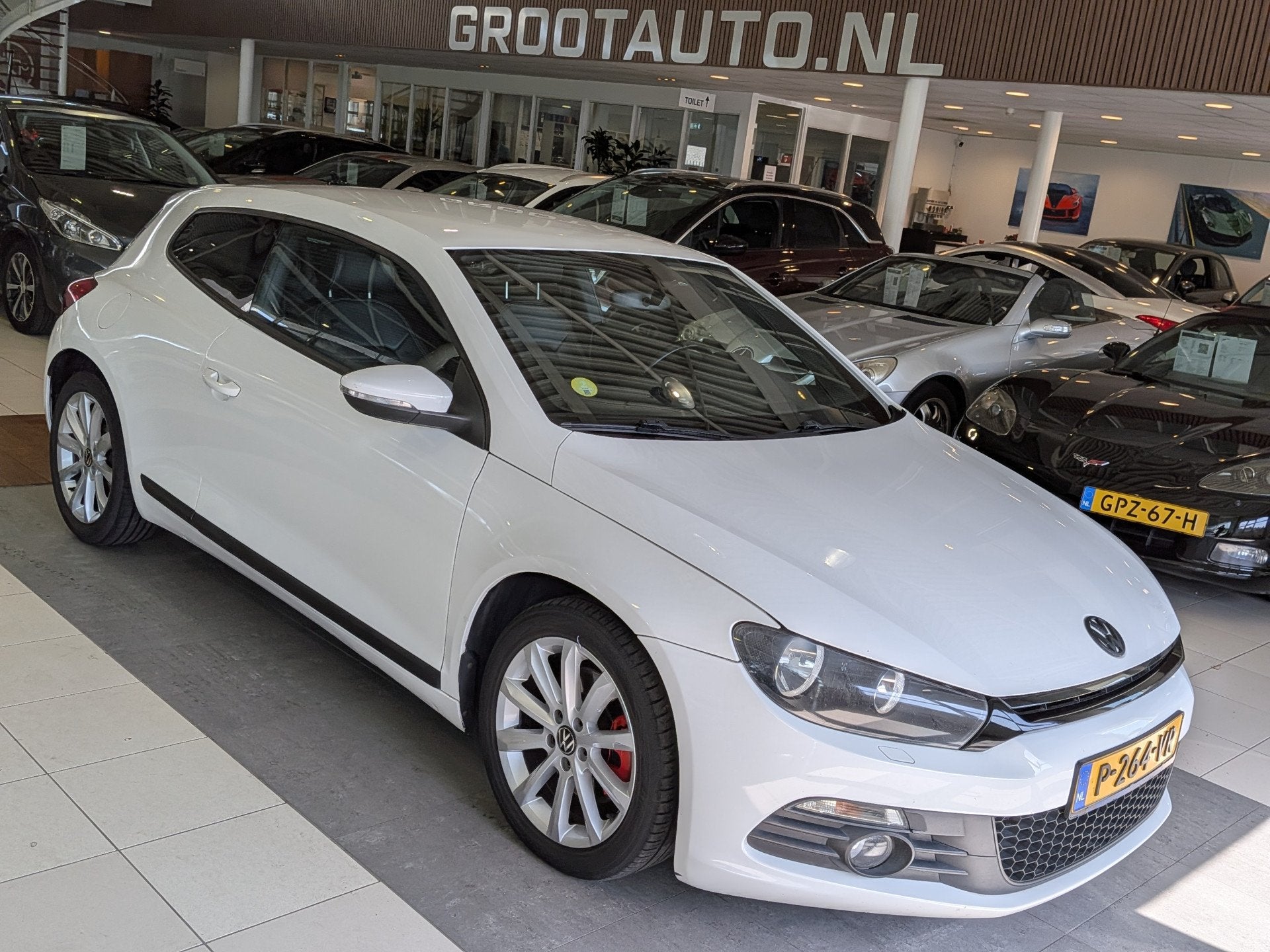 Volkswagen Scirocco 2.0 TSI Automaat Airco, Cruise Control,, Gebruikt, Zwart, 4 cilinders, 1984 cc