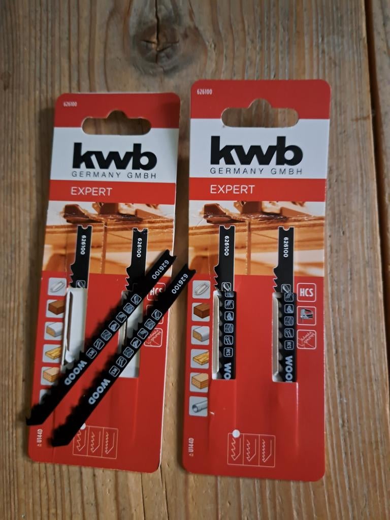 Decoupeerzaagjes KWB, Doe-het-zelf en Verbouw, Ophalen of Verzenden, Nieuw