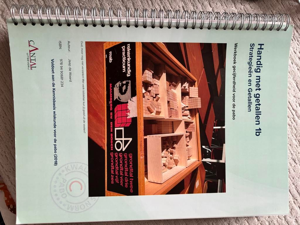 Handig met getallen 1a, 1b en 3 werkboeken pabo, Boeken, Ophalen of Verzenden, Gelezen, Overige niveaus, Overige vakken