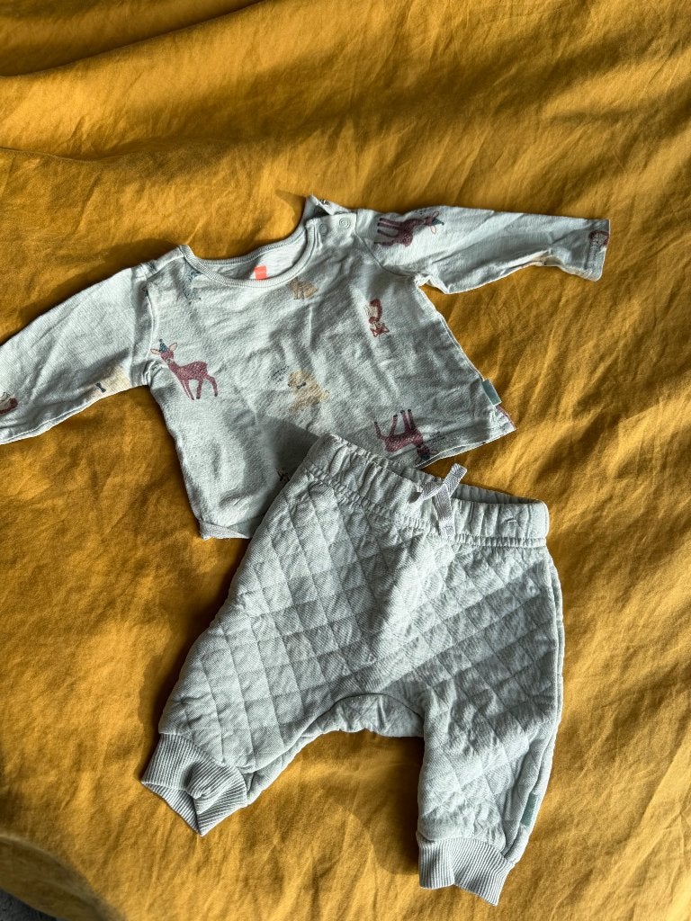 Stapeltje babykleding, Ophalen of Verzenden, Zo goed als nieuw, Maat 50