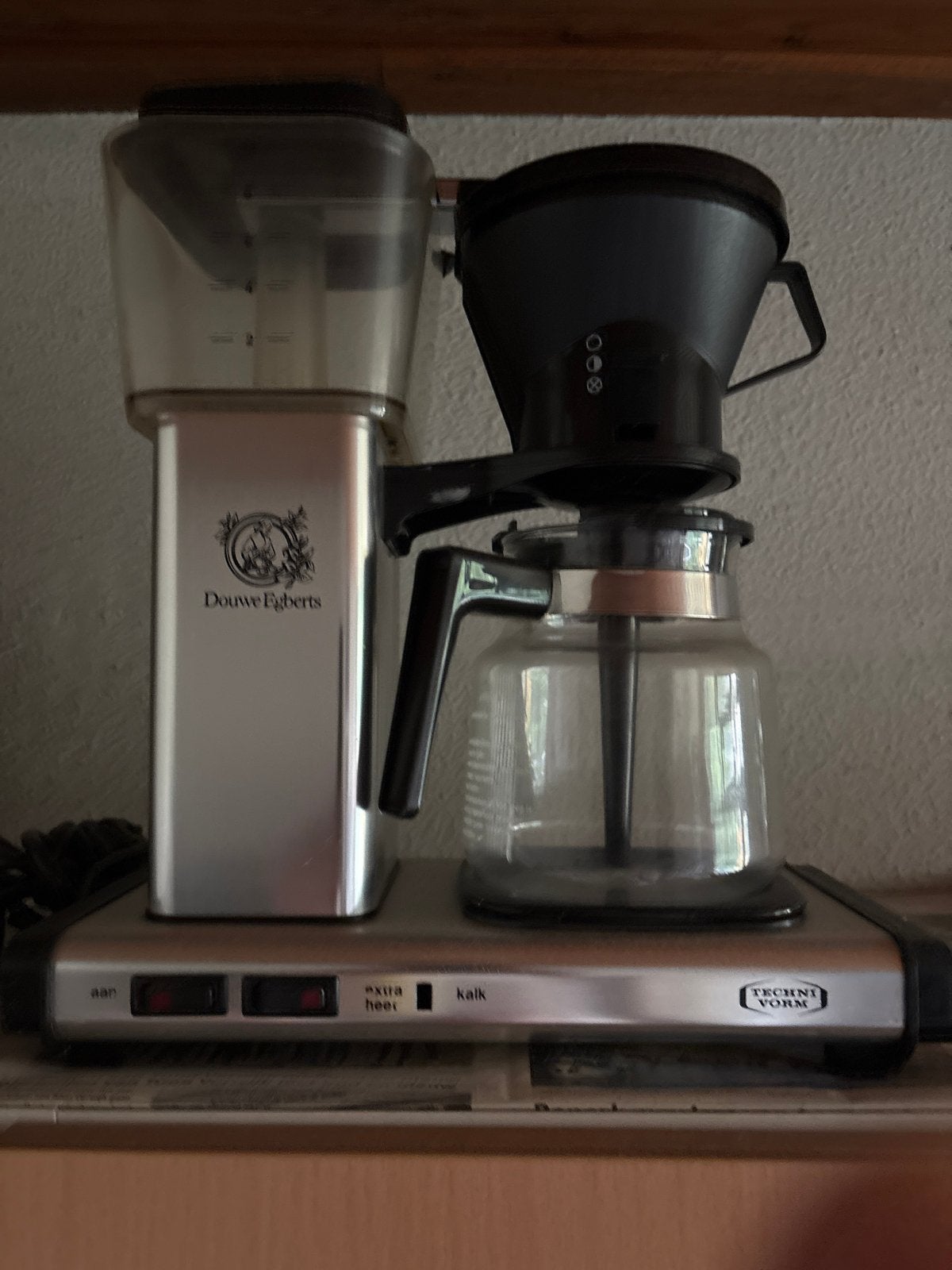 Douwe Egberts Technivorm Moccamaster Koffiezetapparaat, Witgoed en Apparatuur, Koffiezetapparaten, Gebruikt, Verzenden, 10 kopjes of meer