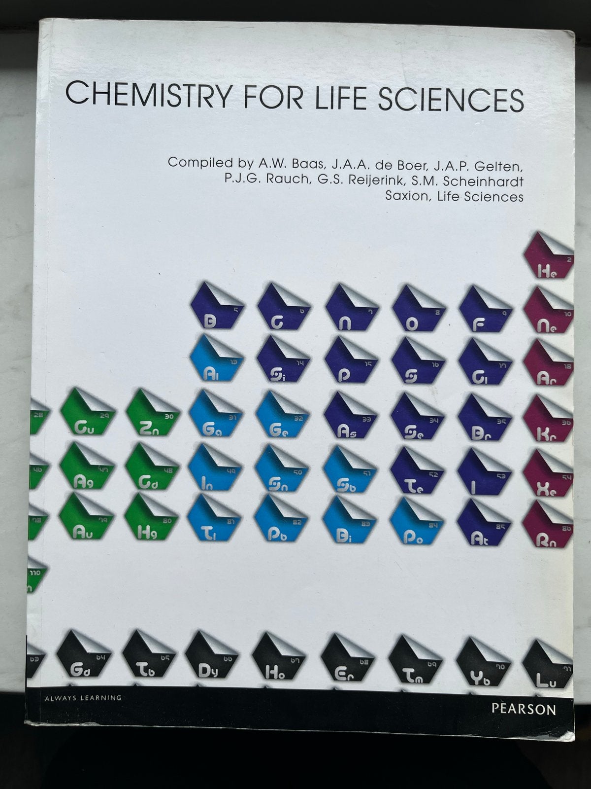 Chemistry for Life Sciences - Studieboek, Ophalen of Verzenden, Beta, Gelezen, HBO
